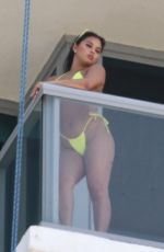 ALIANA MAWLA in Bkini at Her Hotel Balcony in Miami 06/01/2022