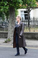 ALICE EVE Out Filming in Co. Wicklow in Ireland 06/22/2022
