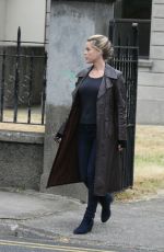 ALICE EVE Out Filming in Co. Wicklow in Ireland 06/22/2022