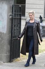 ALICE EVE Out Filming in Co. Wicklow in Ireland 06/22/2022