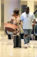 ALICIA ETHEREDGE Arrives at LAX Airport in Los Angeles 05/31/2022