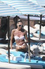 ALINA BAIKOVA in a White Bikini at a Beach in Mykonos 06/16/2022