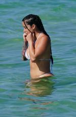 ALYSIA MAGEN in Bikini at a Beach in Miami 06/13/2022