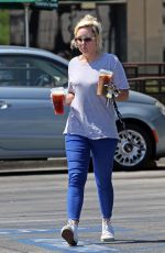 AMANDA BYNES Out for Coffee at Starbucks in Los Angeles 06/28/2022