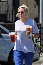 AMANDA BYNES Out for Coffee at Starbucks in Los Angeles 06/28/2022