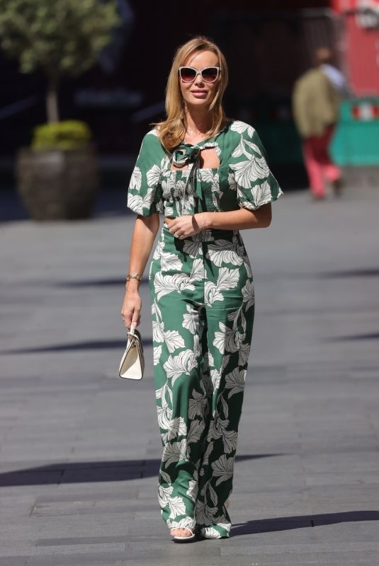 AMANDA HOLDEN Arrives at Heart Radio in London 06/14/2022