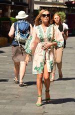 AMANDA HOLDEN Arrives at Heart Radio in London 06/22/2022