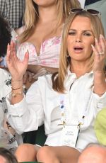 AMANDA HOLDEN at Evian VIP Suite at Wimbledon 2022 in London 06/27/2022