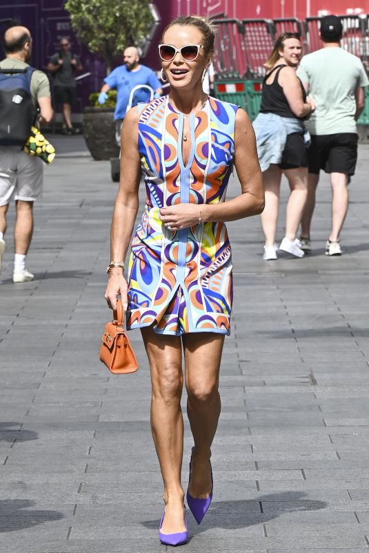 AMANDA HOLDEN Leaves Global Studios in London 06/17/2022