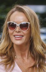 AMANDA HOLDEN Leaves Her Breakfast Show in London 06/09/2022