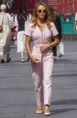 AMANDA HOLDEN Leaves Her Breakfast Show in London 06/09/2022