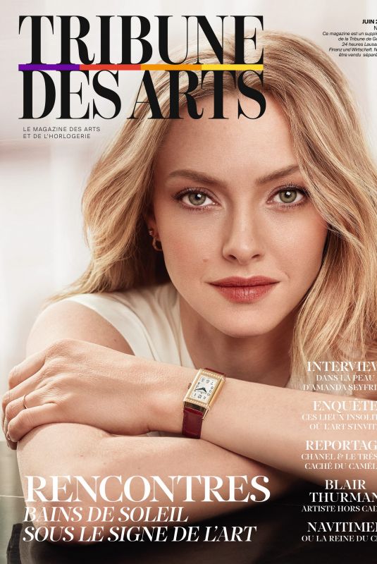 AMANDA SEYFRIED in Tribune Des Arts Magazine, June 2022