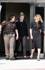 AMBER and WHITNEY HEARD Leaves Court in Fairfax 06/01/2022