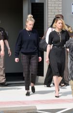 AMBER and WHITNEY HEARD Leaves Court in Fairfax 06/01/2022