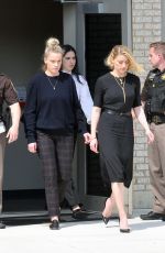 AMBER and WHITNEY HEARD Leaves Court in Fairfax 06/01/2022
