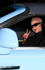 AMBER ROSE and Alexander AE Edwards Out in Culver City 06/24/2022