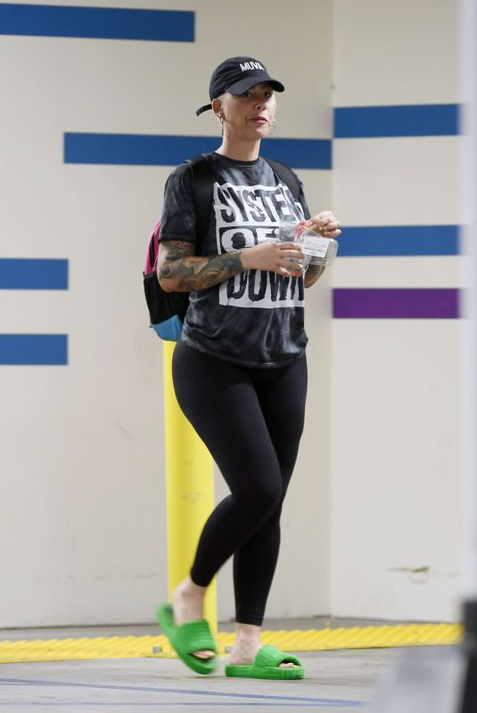 AMBER ROSE Out Shopping in Los Angeles 06/07/2022