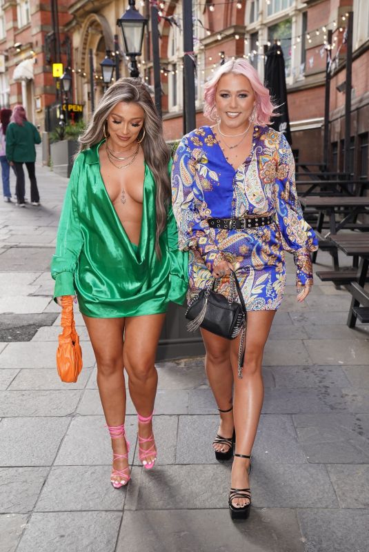 AMELIALILY and CHARLOTTE CROSBY Out in Newcastle 06/19/2022