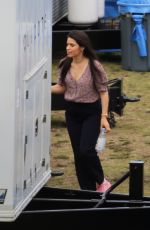 AMERICA FERRERA Arrive on the Set of The Barbie in Los Angeles 06/22/2022
