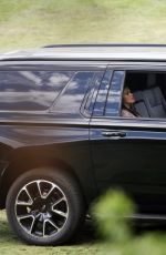 AMERICA FERRERA Arrive on the Set of The Barbie in Los Angeles 06/22/2022