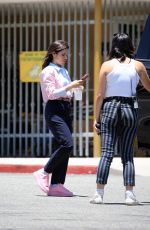AMERICA FERRERA on the Set of Barbie in Los Angeles 06/23/2022