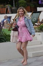 AMY HART Arrives at This Morning TV Show in London 06/07/2022