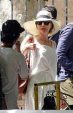 ANGELINA JOLIE on the Set of Without Blood in Rome 06/22/2022