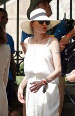 ANGELINA JOLIE on the Set of Without Blood in Rome 06/22/2022