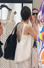 ANGELINA JOLIE Shopping at Zara Store in Rome 06/26/2022