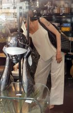 ANGELINA JOLIE Shopping at Zara Store in Rome 06/26/2022