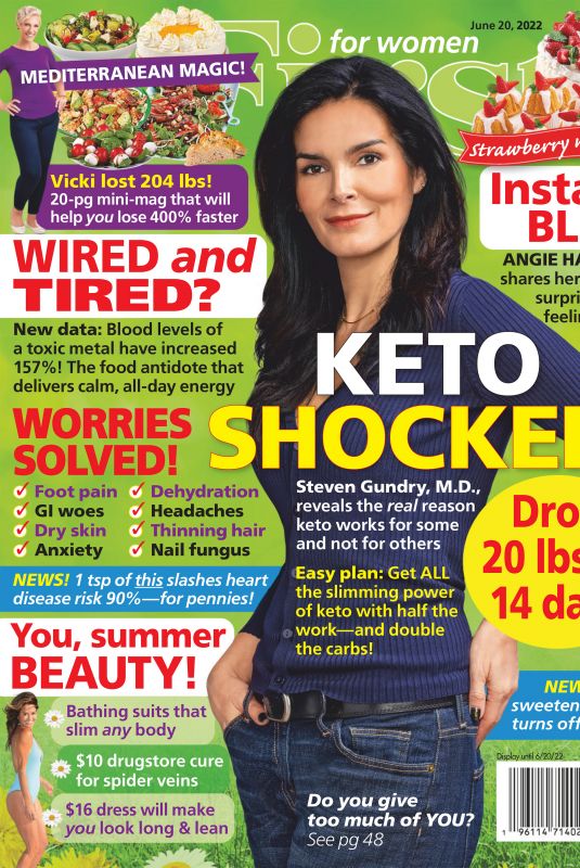 ANGIE HARMON in First for Women, June 2022