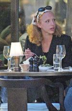 ANNA ERMAKOVA Out for Lunch with Her Boyfriend at Cecconi