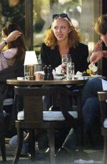 ANNA ERMAKOVA Out for Lunch with Her Boyfriend at Cecconi