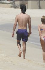 ANNA REDMAN in Bikini and Chris Bukowski at a Beach in Los Cabos 06/08/2022