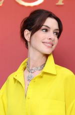 ANNE HATHAWAY at Bvlgari Eden the Garden of Wonders in Paris 06/06/2022