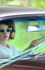 ANNE HATHAWAY on the Set of Mother