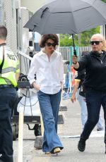 ANNE HATHAWAY on the Set of Mother
