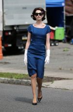 ANNE HATHAWAY on the Set of Mother