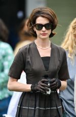 ANNE HATHAWAY on the Set of Mother