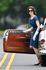 ANNE HATHAWAY on the Set of Mother
