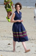 ANNE HATHAWAY on the Set of Mother