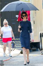 ANNE HATHAWAY on the Set of Mother