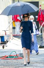 ANNE HATHAWAY on the Set of Mother