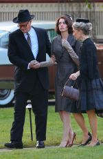 ANNE HATHAWAY on the Set of Mother
