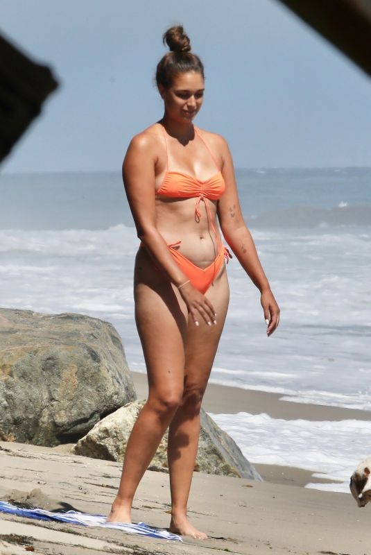 APRIL LOVE GEARY in Bikini at a Beach in Malibu 06/23/2022