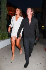 APRIL LOVE GEARY on a Date Night at Catch Steak Restaurant in West Hollywood 06/17/2022