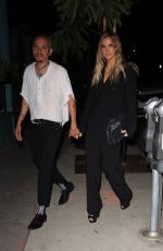 ASHLEE SIMPSON and Evan Ross Arrives at Dolce & Gabbana Event at Olivetta Restaurant in West Hollywood 06/09/2022