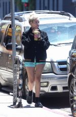 ASHLEY BENSON Out with a Friend in Los Feliz 06/24/2022