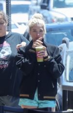 ASHLEY BENSON Out with a Friend in Los Feliz 06/24/2022