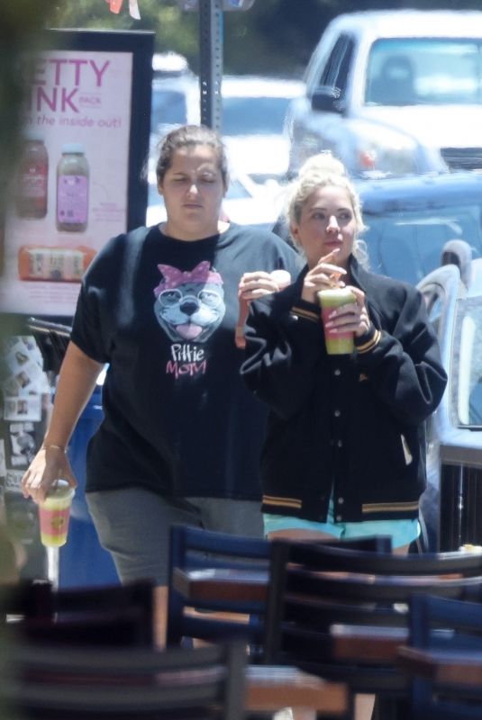 ASHLEY BENSON Out with a Friend in Los Feliz 06/24/2022